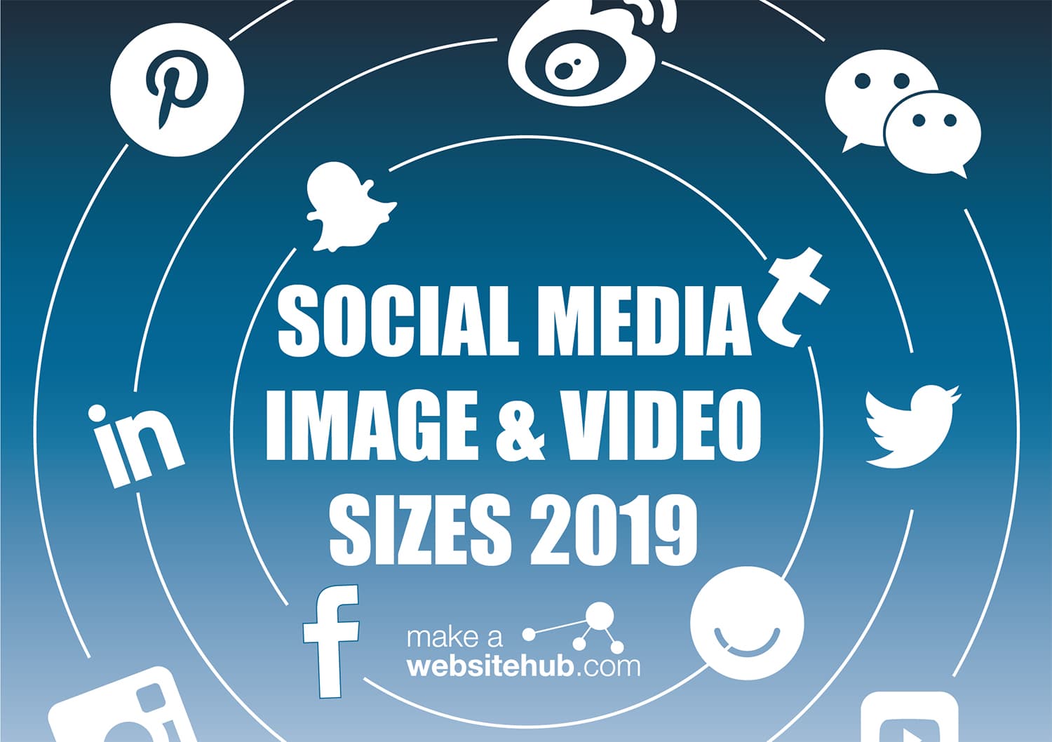 2019 social media image sizes cheat sheet - boost your social networks followers likes share tweets circles